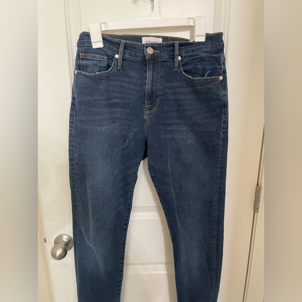Frame straight jeans
